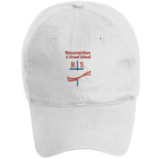 Youth Baseball Cap Six Panel Twill, RES_Full Color