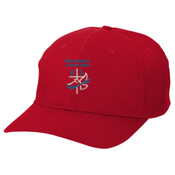 Adult Baseball Cap - Six Panel Twill, RES_Blue/White