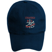 Youth Baseball Cap Six Panel Twill, RES_Red/White